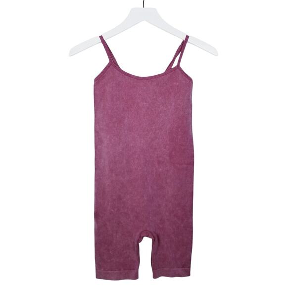 INDERO Ribbed Yoga Bodysuit in Purple/Pink - Size Small - Picture 2 of 4